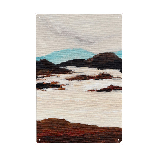 Metall Poster "Iceland landscape" artboxONE - Natur,Reise,Abstrakt