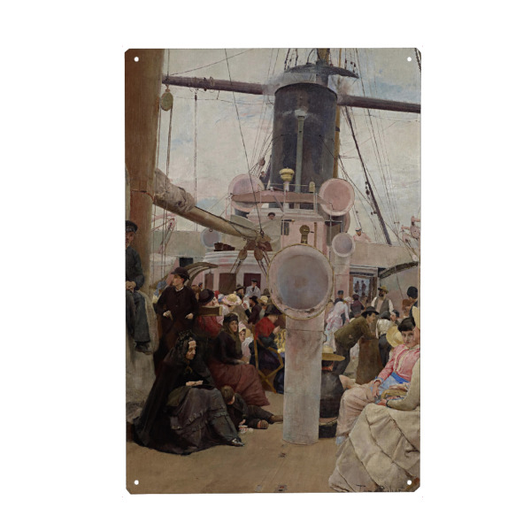 Holzbild "Nach Süden kommen" artboxONE - Reise,Reise / Strand und Meer,Reise / Länder