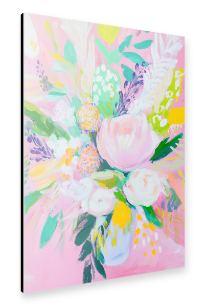 Alu-Dibond "Versäumter Frühlingsstrauß" 75x50 cm artboxONE