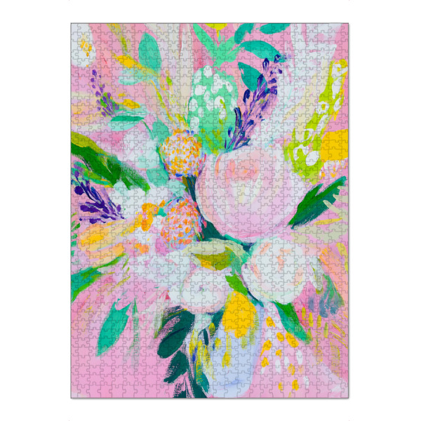 Puzzle Ravensburger "Versäumter Frühlingsstrauß" artboxONE - Natur,Floral