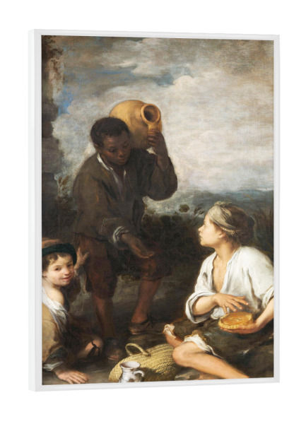 Poster mit weißem Rahmen "Drei Jungen" artboxONE - Für Kinder,Für Mama,Für Papa