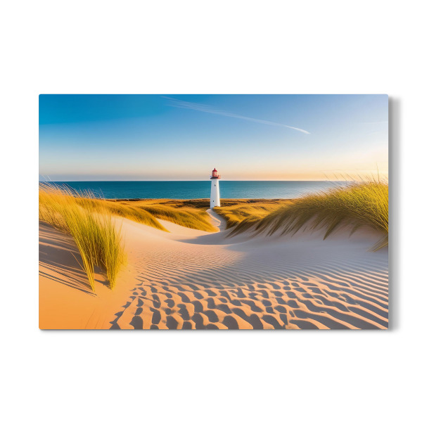Galerie-Print "Blaue See mit Leuchtturm" 30x20 cm artboxONE