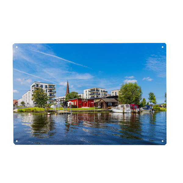 Metall Poster "Gerberbruch und Petrikirche" artboxONE - Städte,Reise,Architektur