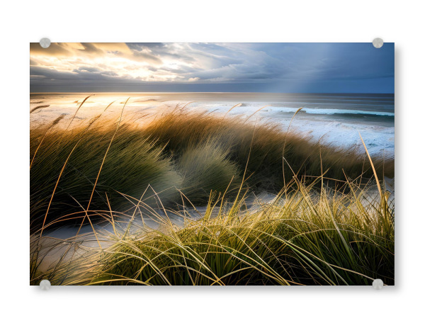 Acrylglasbild "Blauer Himmel" artboxONE - Natur,Reise,Reise / Strand und Meer - Blauer,Himmel,Küste,Wasser