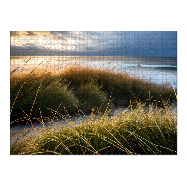 Puzzle Ravensburger "Blauer Himmel" artboxONE - Natur,Reise,Reise / Strand und Meer - Blauer,Himmel,Küste,Wasser - Bild blauer