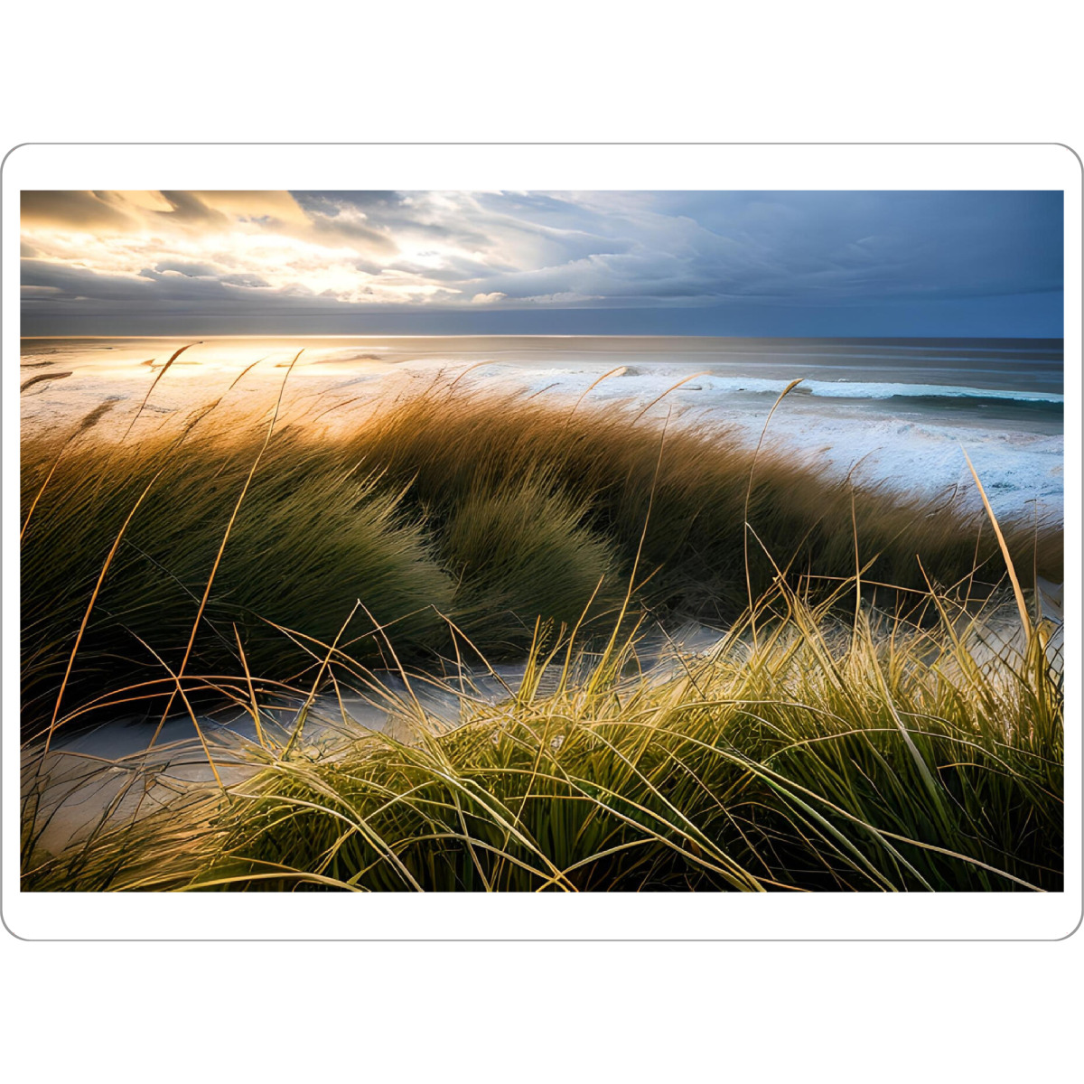 Tischset "Blauer Himmel" artboxONE - Natur,Reise,Reise / Strand und Meer - Blauer,Himmel,Küste,Wasser - Bild blauer