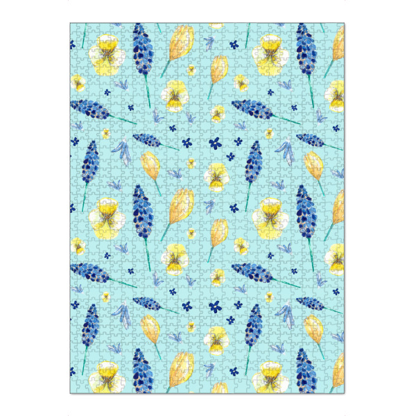 Puzzle Ravensburger "Lovely flowers" artboxONE - Natur,Abstrakt - Flowers,Blumen,Spring,Frühling,Blüten,Floral - Bild flowers