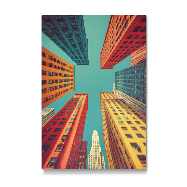 Galerie-Print "Bunte Wolkenkratzer" 30x20 cm artboxONE