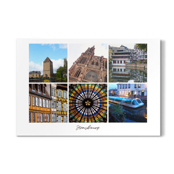 Galerie-Print "Strasbourg Collage" 75x50 cm artboxONE