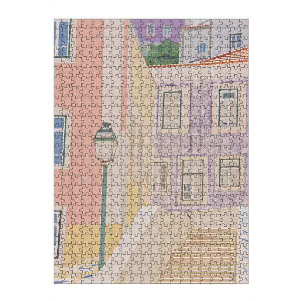 Puzzle Ravensburger "Mediterrane Lissabon Altstadt" artboxONE - Städte,Architektur,Reise / Strand und Meer