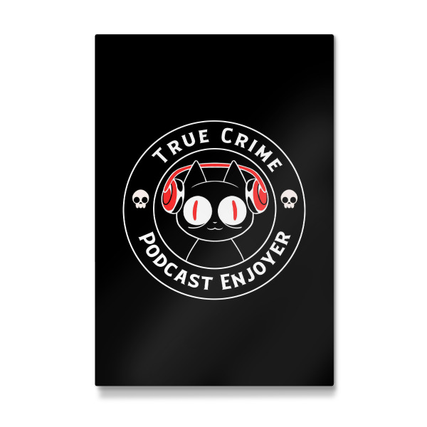 Galerie-Print "True Crime Podcast Listener Cat" 30x20 cm artboxONE