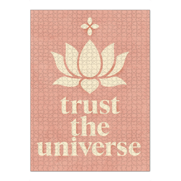 Puzzle Ravensburger "Trust The Universe" artboxONE - Typografie,Buchstaben,Für Mama