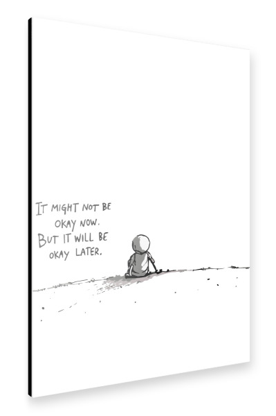 Alu-Dibond "The Promise of Tomorrow" 75x50 cm artboxONE