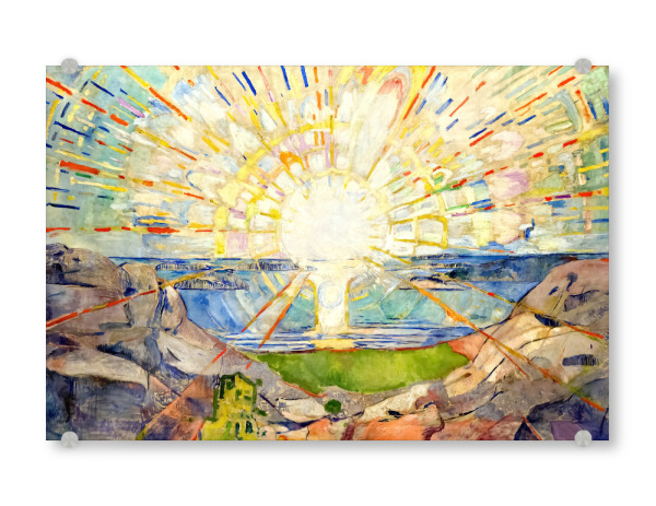 Acrylglasbild "Die Sonne" artboxONE - Abstrakt,Für Mama,Für Papa