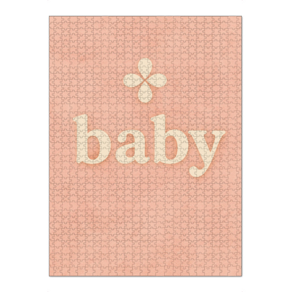 Puzzle Ravensburger "Baby (Pastell Pink)" artboxONE - Typografie,Für Kinder,Für Mama