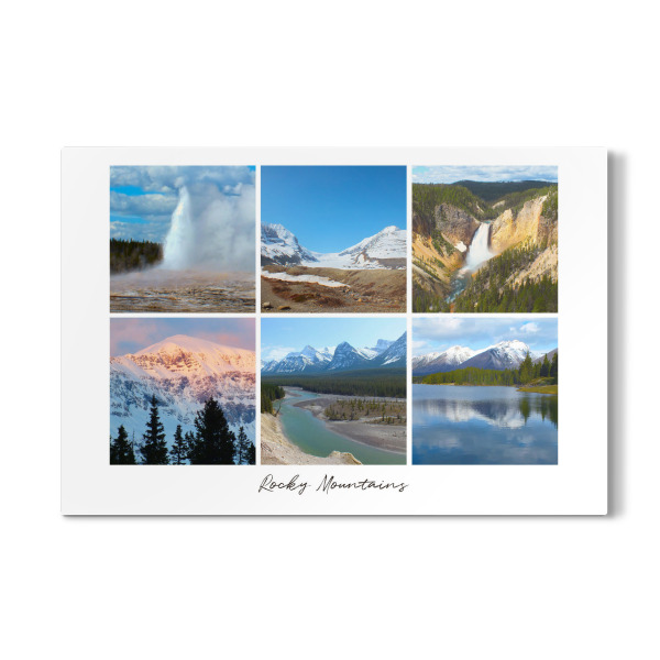 Galerie-Print "Rockies Collage" 30x20 cm artboxONE