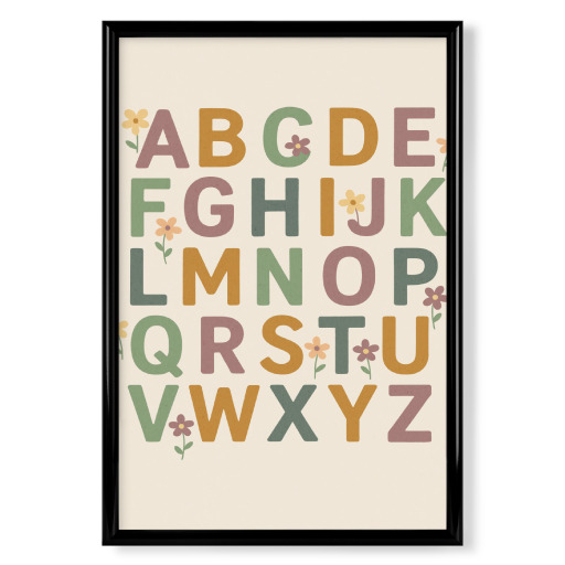 Alphabet (Floral)