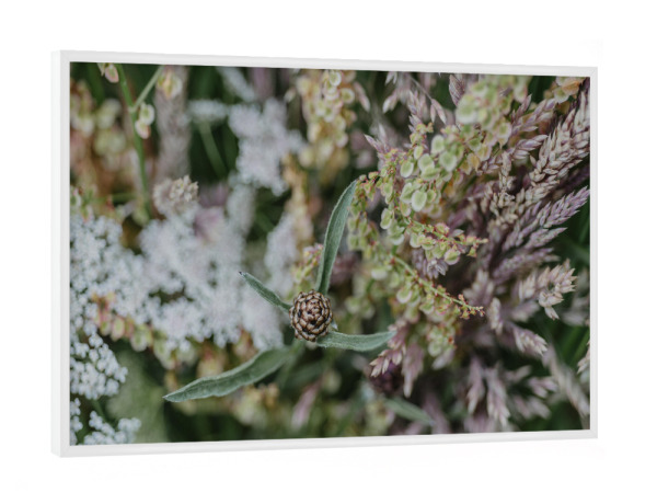 Poster mit weißem Rahmen "Boho Blumenkunst Eleganz" artboxONE - Natur,Floral,Liebe