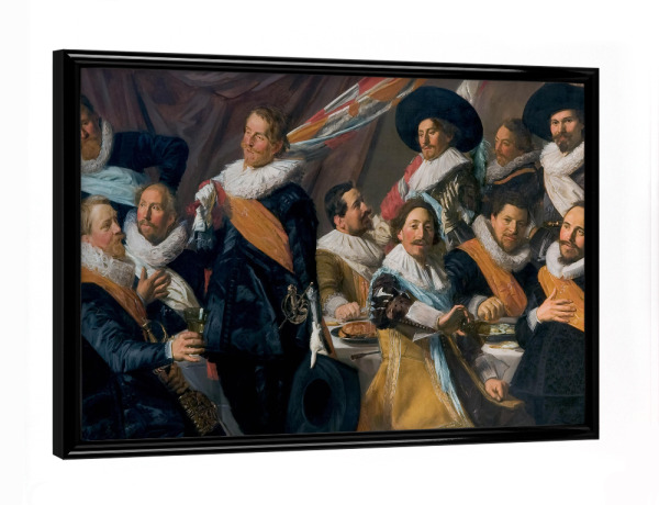 Poster mit schwarzem Rahmen "Bankett der Offiziere" artboxONE - Menschen,Für Papa,Männer