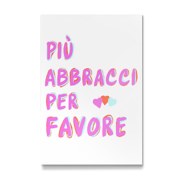 Galerie-Print "Mehr Umarmung bitte" 30x20 cm artboxONE