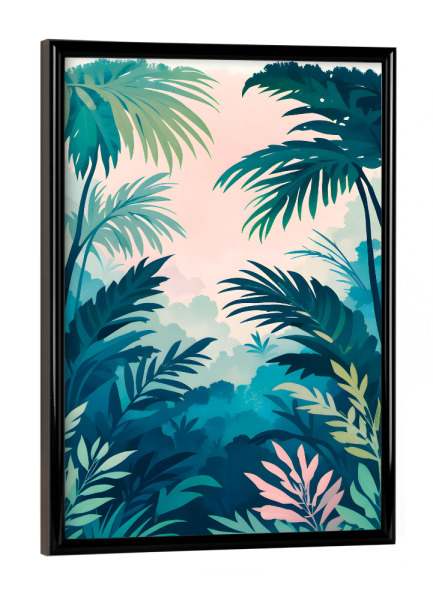 Poster mit schwarzem Rahmen "When the Forest Feels Like Home" artboxONE - Natur
