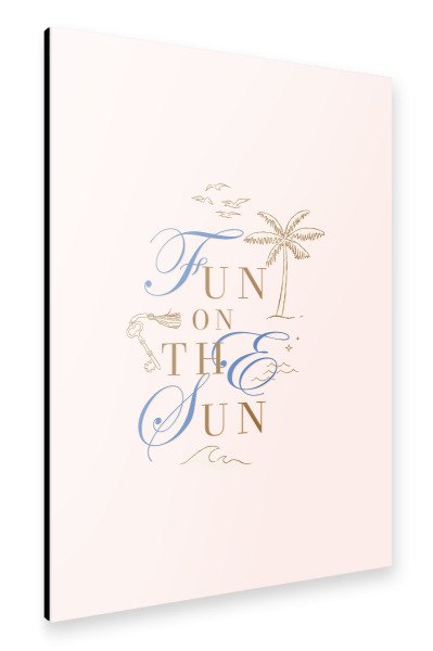 Alu-Dibond "Spaß auf der Sonne" 30x20 cm artboxONE