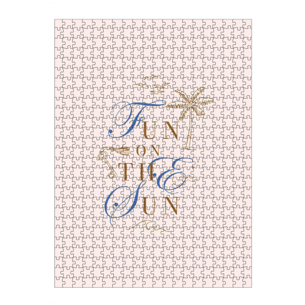 Puzzle Ravensburger "Spaß auf der Sonne" artboxONE - Typografie,Reise,Reise / Strand und Meer