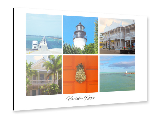 Alu-Dibond "Florida Keys" 30x20 cm artboxONE