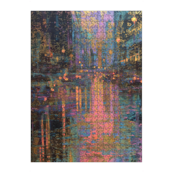 Puzzle Ravensburger "Abstrakte Lichtersymphonie" artboxONE - Natur,Abstrakt,Geometrie