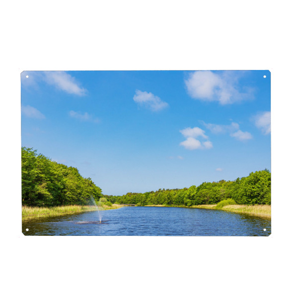 Holzbild "Prerowstrom in Prerow" artboxONE - Natur,Reise