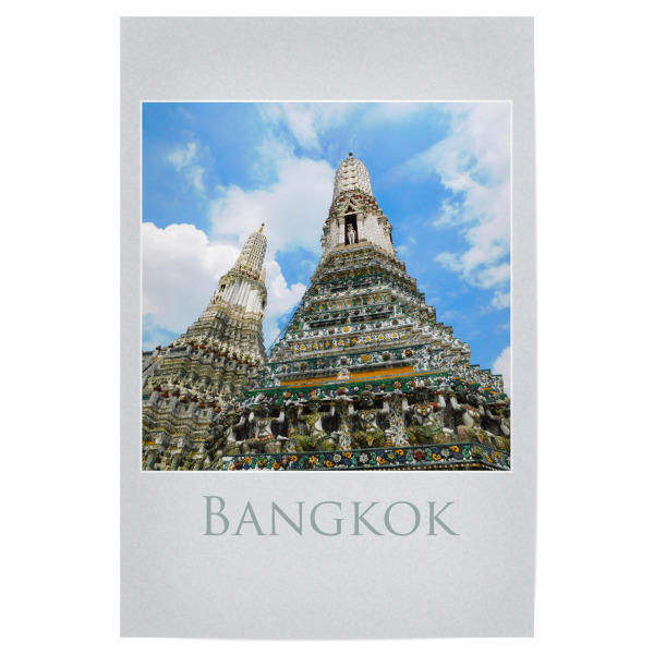 Poster "Wat Arun in Bangkok" artboxONE - Städte,Reise,Architektur,Reise / Asien,Reise / Länder