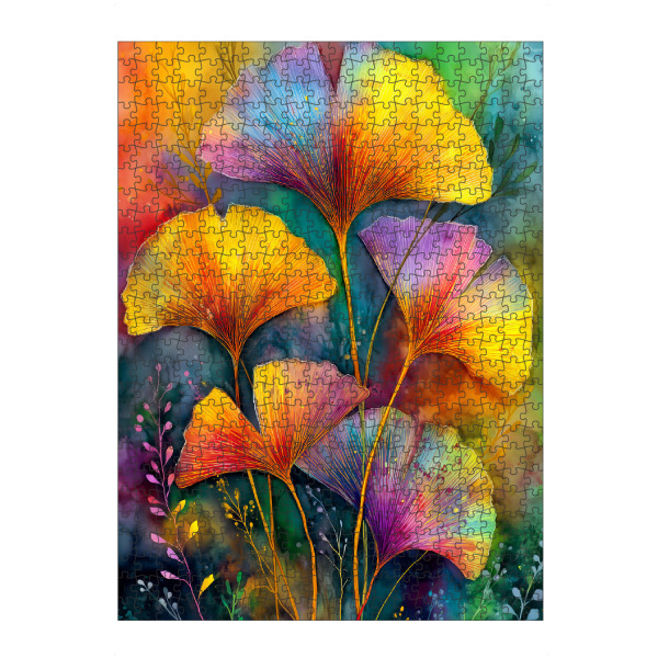 Puzzle Ravensburger "Ginkgo Biloba AG" artboxONE - Natur,Floral - Ginkgo,Biloba,Gingko biloba,Baum,Wald,Blätter,Natur - Bild ginkgo