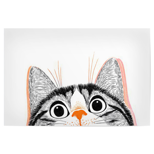 Poster "Katzen Augenblick" artboxONE - Tiere,Comic,Abstrakt,Lustig