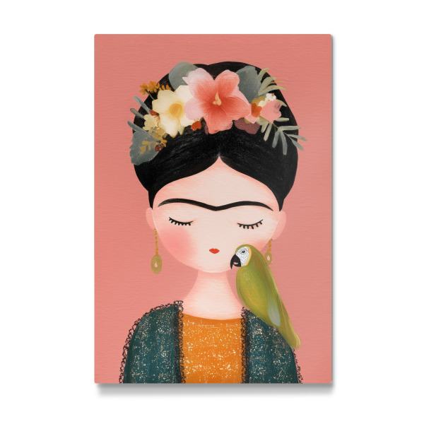 Galerie-Print "Kleine Frida mit Papagei" 30x20 cm artboxONE