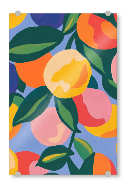 Acrylglasbild "Lust auf Früchte" artboxONE - Natur,Floral,Essen & Trinken / Obst & Gemüse