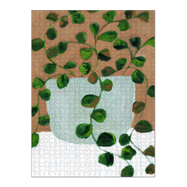 Puzzle Ravensburger "Trailing foliage in vase" artboxONE - Natur,Floral