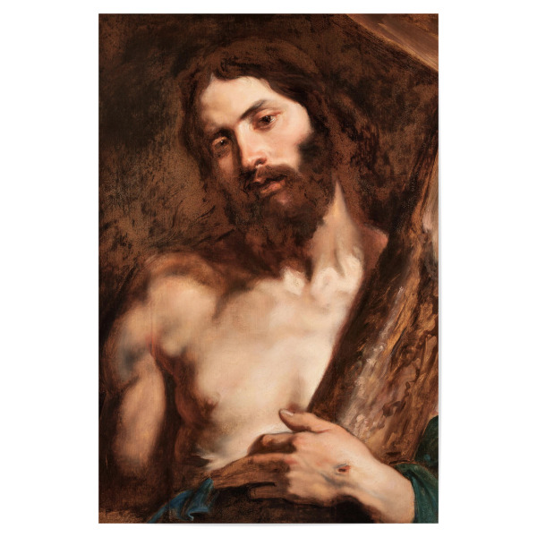 Poster "Christus trägt das Kreuz" artboxONE - Für Mama,Für Papa,Männer