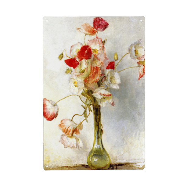 Metall Poster "Poppies von Tom Roberts" artboxONE - Floral,Liebe,Für Mama