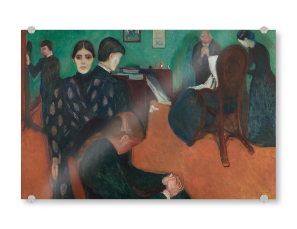 Acrylglasbild "Tod im Krankenzimmer" artboxONE - Menschen,Für Mama,Für Papa