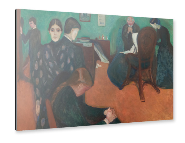 Alu-Dibond "Tod im Krankenzimmer" 30x20 cm artboxONE