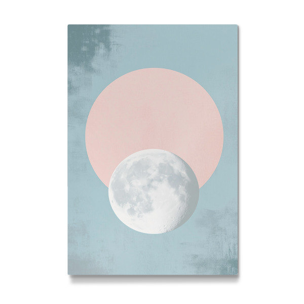 Galerie-Print "Pastel Mond im Kreis" 30x20 cm artboxONE