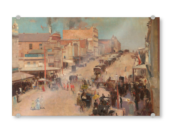 Acrylglasbild "Bourke Street" artboxONE - Städte,Reise,Reise / Länder