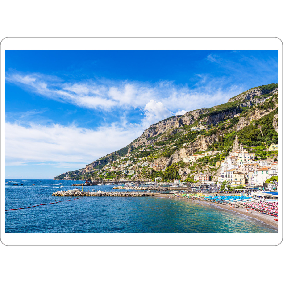 Tischset "Amalfi in Italien" artboxONE - Natur,Reise,Architektur,Reise / Strand und Meer,Reise / Länder