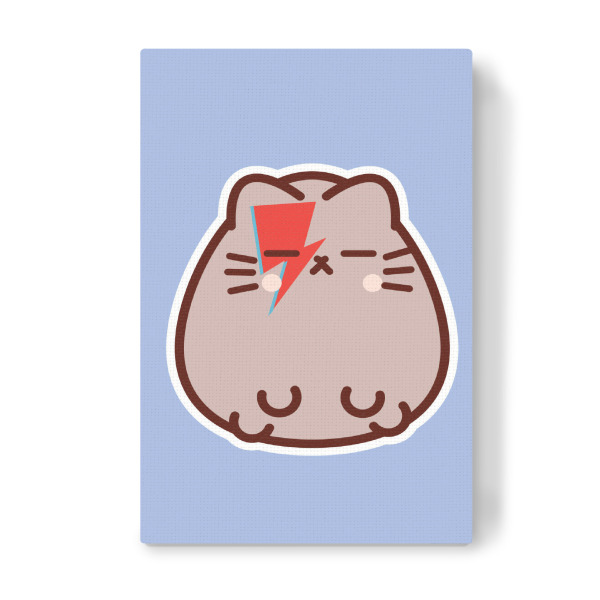 Leinwandbild "Ziggy Katze" artboxONE - Tiere,Musik,Lustig - Süße katze,Lustige katze,Kawaii,Katzen