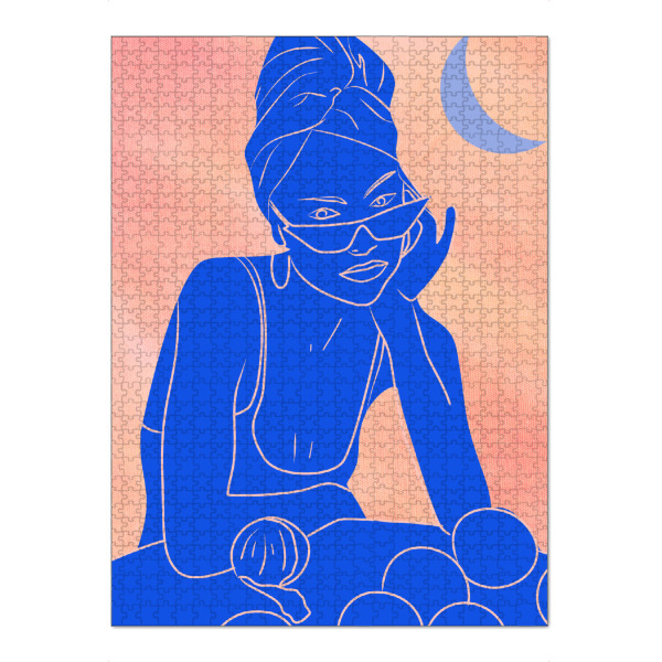 Puzzle Ravensburger "Late Night Thoughts Under the Moon" artboxONE - Abstrakt