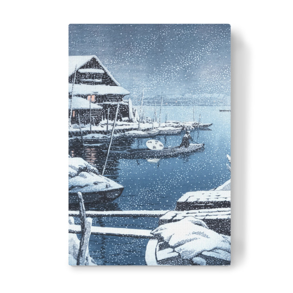 Leinwandbild "Schnee in Mukojima" artboxONE - Reise,Architektur,Reise / Asien