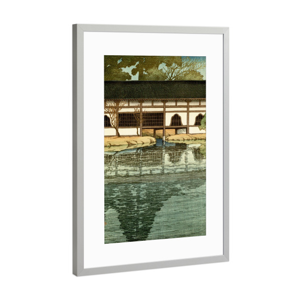 Poster mit Rahmen Silber "Teil des Byodo-in-Tempels in Uji" artboxONE - Architektur,Reise / Asien,Städte / Tokio