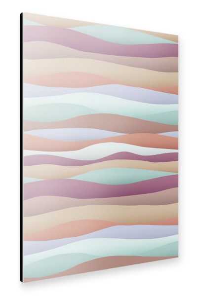 Alu-Dibond "Sundown Dünen beruhigen" 30x20 cm artboxONE