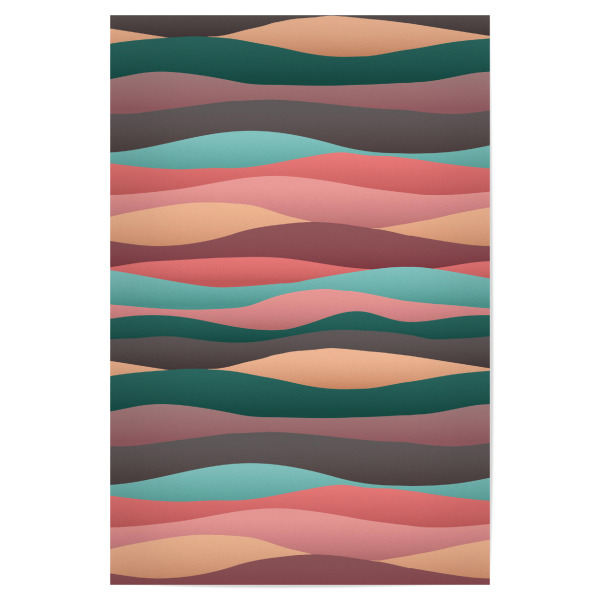 Poster 30x20 cm "Beruhigen Dünen Sonnenaufgang" artboxONE - Natur,Abstrakt