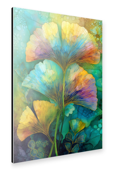 Alu-Dibond "Ginkgo Biloba AA" 30x20 cm artboxONE